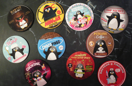 illustration de magnets frigo