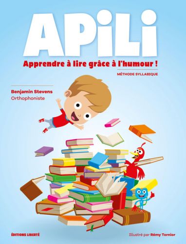 couverture du livre illustré Apili apprendre à lire grâce à l'humour