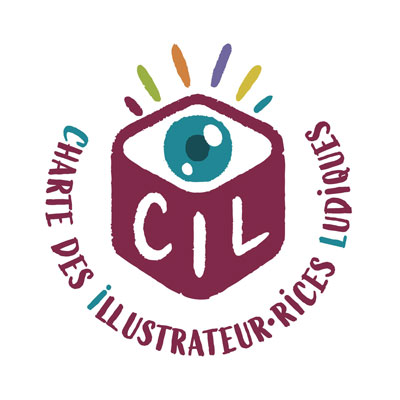 logo de la CIL: Charte des illustrateur.ices ludiques